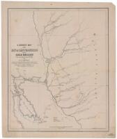 A Correct Map of the Bay of San Francisco and the Gold Region from actual Survey June 20th 1849 for J.J. Jarves. Embracing all the new Towns, Ranchos, Roads, Dry & Wet Diggings, with their several distances from each other