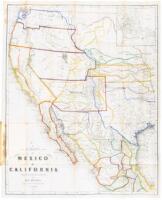 Map of Mexico & California Compiled from the latest authorities by Juls. Hutawa Lithr. Second St. 45 St. Louis, Mo. 2nd Edition 1863