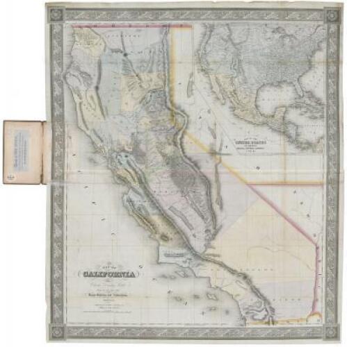 A New Map of California by Charles Drayton Gibbes from his own and other Recent Surveys and Explorations, MDCCCLII