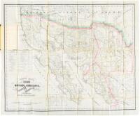 Nuevo Mapa de los Estados de Sonora, Chihuahua, Sinaloa, Durango, Y Territorio de la Baja California