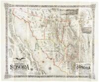 Official Map of the State of Sonora Republic of Mexico Compiled from Surveys, Reconnaissances and other Sources. 1885 by Chas. E. Herbert, C.E. [title also in Spanish]