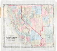 Bancroft's Map of California, Nevada, Utah and Arizona, Published by A. L. Bancroft & Compy. Booksellers & Stationers San Francisco Cal. 1876