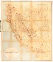 State Geological Survey of California J.D. Whitney, State Geologist. Map of California and Nevada