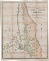 Map of the Valley of the Sacramento including the Gold Region. This map is a correct tracing of the map of Bidwell (Land Surveyor) by Thos. O. Larkin Esq: late Consul of the U.S. for California; and by him stated to be the best reference in California