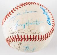 Baseball signed by various players