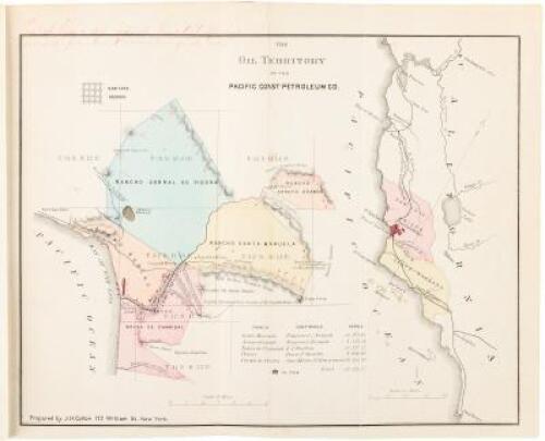 Professor Silliman's Report Upon The Oil Property Of The Pacific Coast Petroleum Company, Of New -York, Situated In San Luis Obispo County, California. To which is added Notes of Survey and Exploration in 1850 and 1857 by Col. J. Williamson, Engineer-in-C