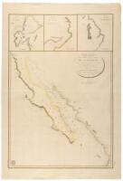 Carte Réduite Des Côtes Et Du Golfe De Californie Depuis le Cap Corrientes jusqu'au Port St. Diego D'apris des Observations faites à bord des Corvettes la Descubierta et l'Atrevida et celles de Plusiers Officiers de la Marine Espagnol Madrid 1825