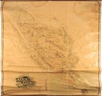 Official Map of Marin County, California 1892 Compiled from Records and Surveys