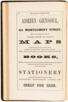 San Francisco Business Directory and Mercantile Guide for 1864-65. A General Business Directory for All Persons Throughout This State; Also, Oregon, Nevada Territory and Mexico