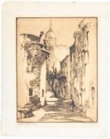 Bisbee, Arizona - original etching