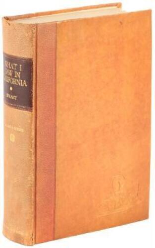 What I Saw in California: Being the Journal of a Tour by the Emigrant Route and South Pass of the Rocky Mountains, Across the Continent of North America, the Great Desert Basin, and Through California, in the Years 1846, 1847