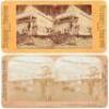 Two stereoview cards of Alaska