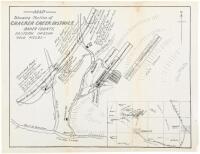 Map Showing Portion of Cracker Creek District, Baker County, Eastern Oregon Gold Fields