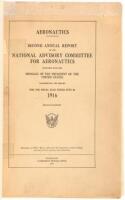 Aeronautics. Second annual report of the National Advisory Committee for Aeronautics together with the message of the President of the United States transmitting the report for the fiscal year ended June 30, 1916. December 6, 1916. -- Read; referred to th