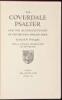 The Coverdale Psalter and the Quatrocentenary of the Printed English Bible