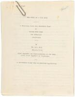 The Story of a City Park - original typescript of an unpublished work