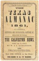 The Texas Almanac for 1861, With Statistics, Historical and Biographical Sketches, &c., Relating to Texas