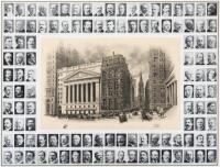 The New York Stock Exchange, Trinity Church and Wall Street