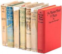 Seven Mars novels by Edgar Rice Burroughs