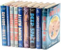 Nine science fiction novels published by Fantasy Press