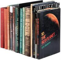 Large group of books on Mars, Rocketry, Space Travel, etc.