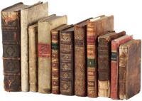 Eleven miscellaneous European books, 17th-19th centuries