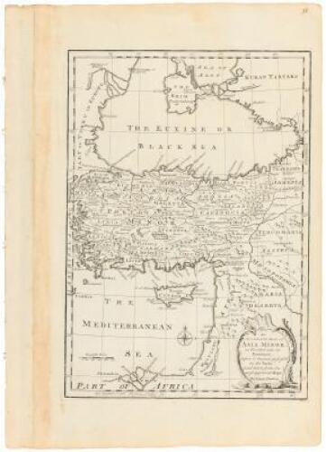 An Accurate Map of Asia Minor, as Divided into its Provinces, before it became Possess'd by the Turks