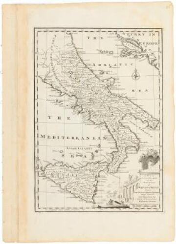 A New & Accurate Map of the Kingdoms of Naples & Sicily Drawn from the most approv'd foreign Maps & Charts...