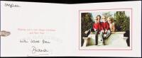 Official Royal Family Christmas Card, signed by Diana