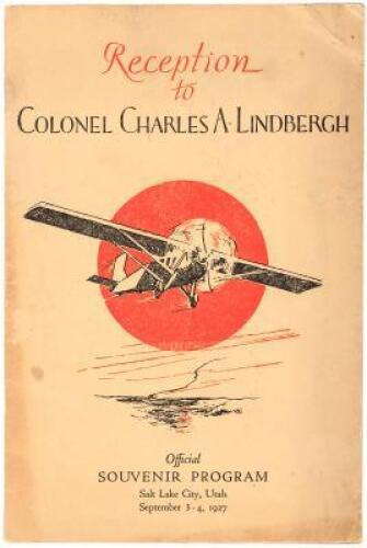 Reception to Colonel Charles A. Lindbergh