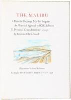 The Malibu. I. Rancho Topanga Malibu Sequit by Robinson; II. Personal Considerations by Powell
