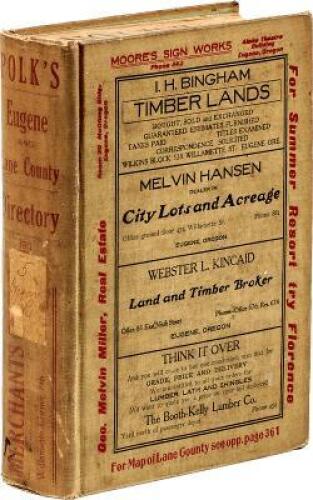 Polk's Eugene City and Lane County Directory. Vol. V., 1911