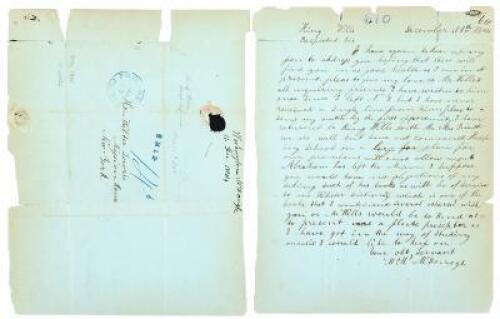 Rare letter from freed Louisiana slave as missionary in Liberia