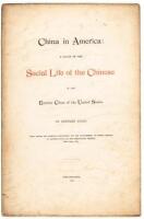 The first scholarly study of Chinese-American society