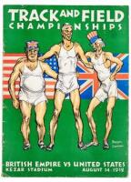 Track and Field Championships / British Empire vs. United States / Kezar Stadium [San Francisco]/ August 14, 1932
