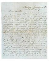 Autograph Letter Signed from a Montana Gold Rush prospector to his Oregon pioneer brother
