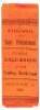 "Fresno to California: First Excursion Over Valley Railroad, October 12, 1896" - commemorative ribbon