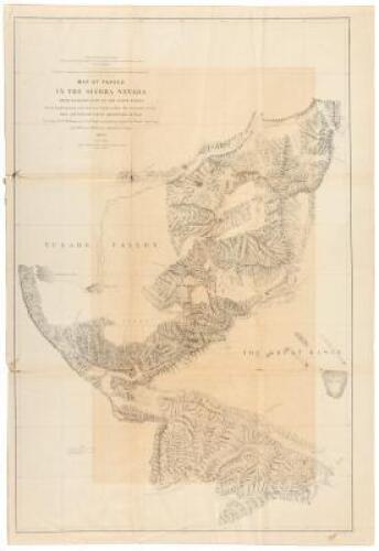 Map of Passes in the Sierra Nevada from Walker's Pass to the Coast Range: from Explorations and Surveys Made Under the Direction of the Hon. Jefferson Davis Secretary of War..