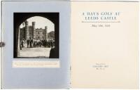 A Day's Golf at Leeds Castle: May 15th, 1934