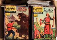 Box of Classics Illustrated Comic Books & Others