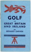 Golf in Great Britain and Ireland, Including a Selected List of the Principal Courses