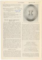 The first papers on DNA, in two issues of Nature magazine - signed twice by Watson & Crick