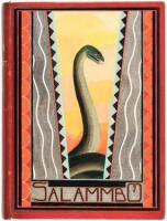 Salammbô - in a superb painted binding by Madame Marot-Rodde