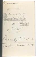 The Philosophy of Andy Warhol (From A to B and Back Again) - with a sketch of a Campbell's Soup can