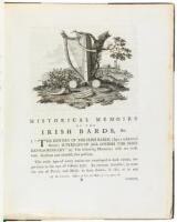 Historical Memoirs of the Irish Bards Interspersed with Anecdotes..