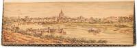 The Life of Nelson - with a fore-edge view of Abingdon, England