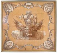 Waterloo Commemorative Printed Textile