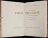 Four Fictions. A Concise Presentation of Literature, Book Arts and Crafts of England, France, United States, and Italy. Joseph Conrad: The Lagoon. Gustave Flaubert: The Legend of Saint Julian. Henry James: The Jolly Corner. Luigi Pirandello: The Annuity