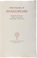 The Poems of Shakespeare