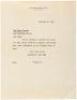 Typed letter regarding mortgage payment for the club land